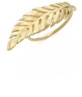Thumbnail for your product : Jacquie Aiche JA Large Feather Ring