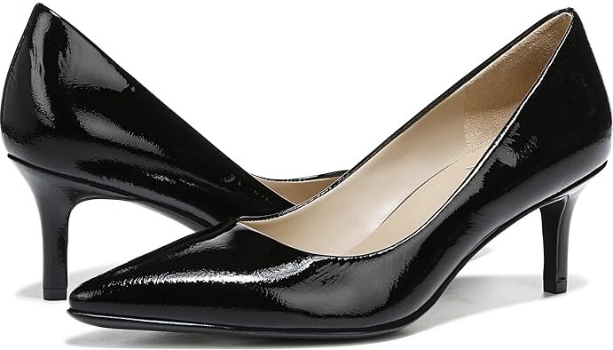 (取寄) ナチュラライザー レディース エバリー Naturalizer women Naturalizer Everly Black Patent Naturalizer Everly Women's Shoes Black Patent : 6 W (C), Leather