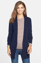 Thumbnail for your product : Sweet Romeo Two-Pocket V-Neck Cardigan