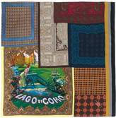 Thumbnail for your product : Pierre Louis Mascia Patchwork Printed Scarf