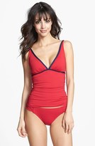 Thumbnail for your product : Tommy Bahama 'Deck Piping' Shirred Tankini Top