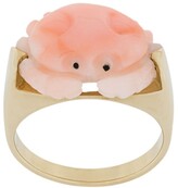 Thumbnail for your product : ALIITA 9kt Yellow Gold Crab Ring