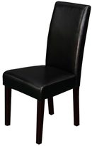 Thumbnail for your product : Monsoon Villa Faux Leather Black Dining Chairs (Set of 2)