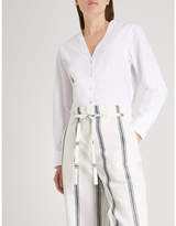 Thumbnail for your product : Rag & Bone Ladies White Carter Cotton-Poplin Shirt