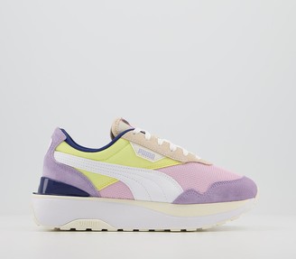 puma deva reptile flatform trainers in stone