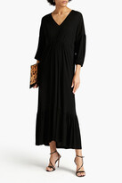 Thumbnail for your product : Diane von Furstenberg Gathered jersey maxi dress