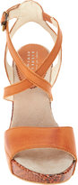 Thumbnail for your product : Barneys New York Stamped Platform Wedge Sandal
