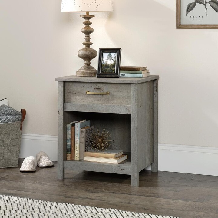 Cannery Bridge 1-Drawer Mystic Oak Nightstand