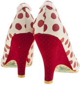 Thumbnail for your product : Irregular Choice Womens White & Red Dotty Love High Heels