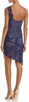 Thumbnail for your product : BCBGMAXAZRIA One-Shoulder Lace Dress