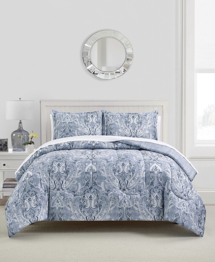 Sunham Leah Damask 3-Pc. Comforter Sets