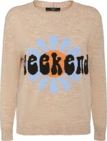 Thumbnail for your product : Weekend Max Mara Toscana intarsia logo crewneck sweater