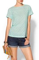 Thumbnail for your product : Pim + Larkin Victoria Eyelet Top