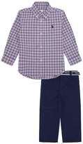 Thumbnail for your product : Polo Ralph Lauren Check Shirt and Chino Trousers Set