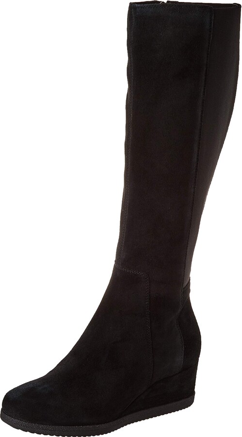 Knee High Wedge Boots | Shop the world's largest collection of fashion |  ShopStyle UK
