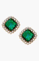 Thumbnail for your product : Erickson Beamon ROCKS 'Tropical Punch' Square Stud Earrings