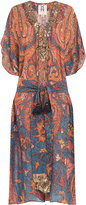 Thumbnail for your product : Figue Embellished Silk Kaftan Dress