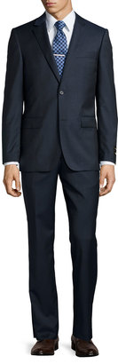 Neiman Marcus Modern-Fit Two-Piece Suit, Navy