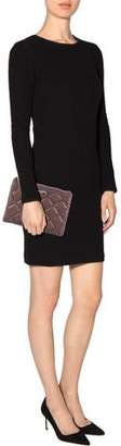Kate Spade Quilted Embossed Leather Zip Pouch