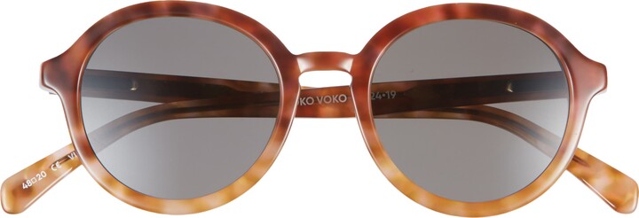 Eyebobs Roko Voko 46mm Polarized Round Sunglasses