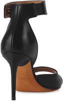 Thumbnail for your product : Givenchy Leather Shark-Lock Naked Sandal, Black