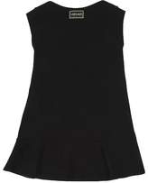 Thumbnail for your product : Versace EMBELLISHED MEDUSA COTTON JERSEY DRESS