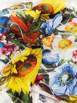 Thumbnail for your product : Dolce & Gabbana Maioliche print scarf