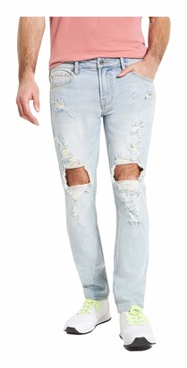 guess ripped jeans mens