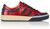 Thumbnail for your product : Gucci Men's More Metallic Leather Sneakers
