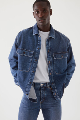 Wish appear Incompetence COS Relaxed-Fit Denim Overshirt - ShopStyle Jean Jackets