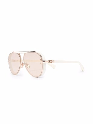 Balmain Eyewear Aviator-Frame Sunglasses