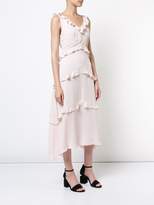 Thumbnail for your product : Nicole Miller tiered ruffle dress