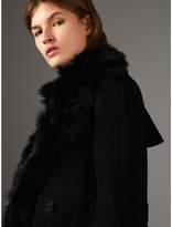 Thumbnail for your product : Burberry Shearling Long Trench Coat