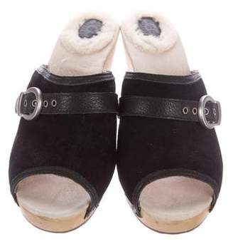 UGG Katerine Buckle-Accented Clogs