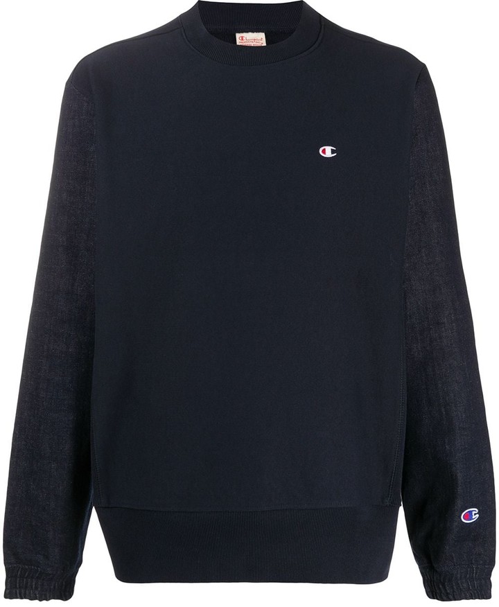 reverse weave crew sweatshirt