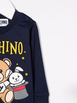 MOSCHINO BAMBINO teddy bear print T-shirt