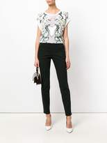 Thumbnail for your product : Just Cavalli floral snake print T-shirt