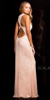 Thumbnail for your product : Scala Racer Back Cut Out Beaded Prom Dress
