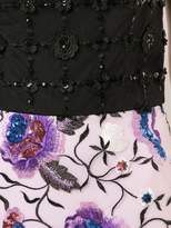 Thumbnail for your product : Christian Siriano embroidered floral strapless dress