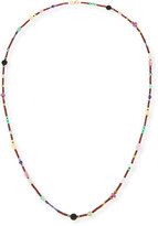 Thumbnail for your product : Splendid Long Bohemian Mixed-Gem Necklace, Garnet, 54"L