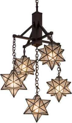 Loon Peak Farnborough 5 - Light Unique Geometric Chandelier