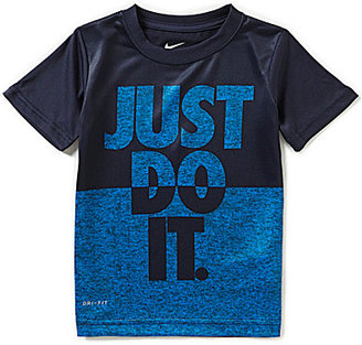 Nike Little Boys 2T-7 Dri-FIT Just Do It Spliced Short-Sleeve Tee