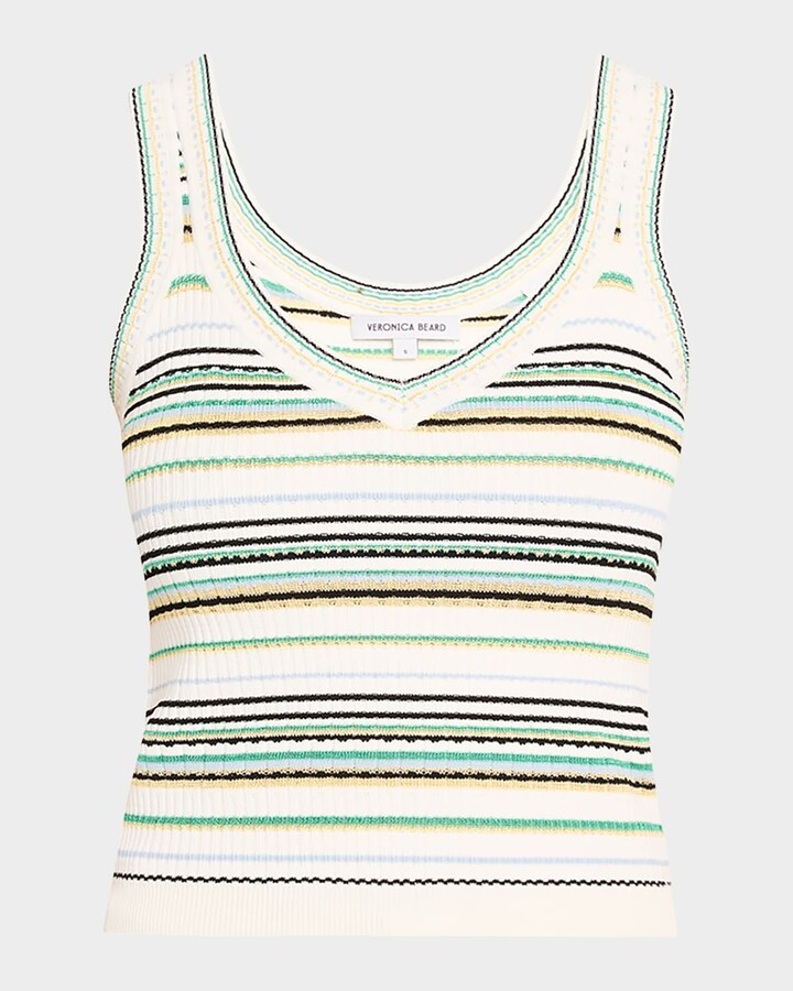 Veronica Beard Carlin Knit Tank Top