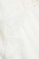 Thumbnail for your product : Sachin + Babi Amal broderie anglaise-paneled twill mini dress