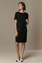 Thumbnail for your product : Wallis **TALL Black Pocket Zip Shift Dress