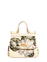 Thumbnail for your product : Dolce & Gabbana Mini Miss Sicily Stitched Shoulder Bag