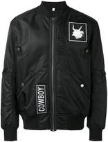 Thumbnail for your product : Helmut Lang patched bomber jacket