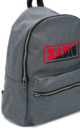 Zadig & Voltaire Kids Embroidered Logo Backpack