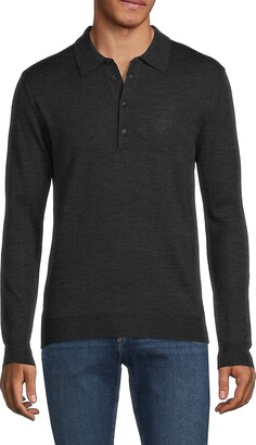 Billy Reid Men's Fine Gauge Sweater Polo 