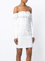 Thumbnail for your product : Cristina Savulescu off-the-shoulder denim dress